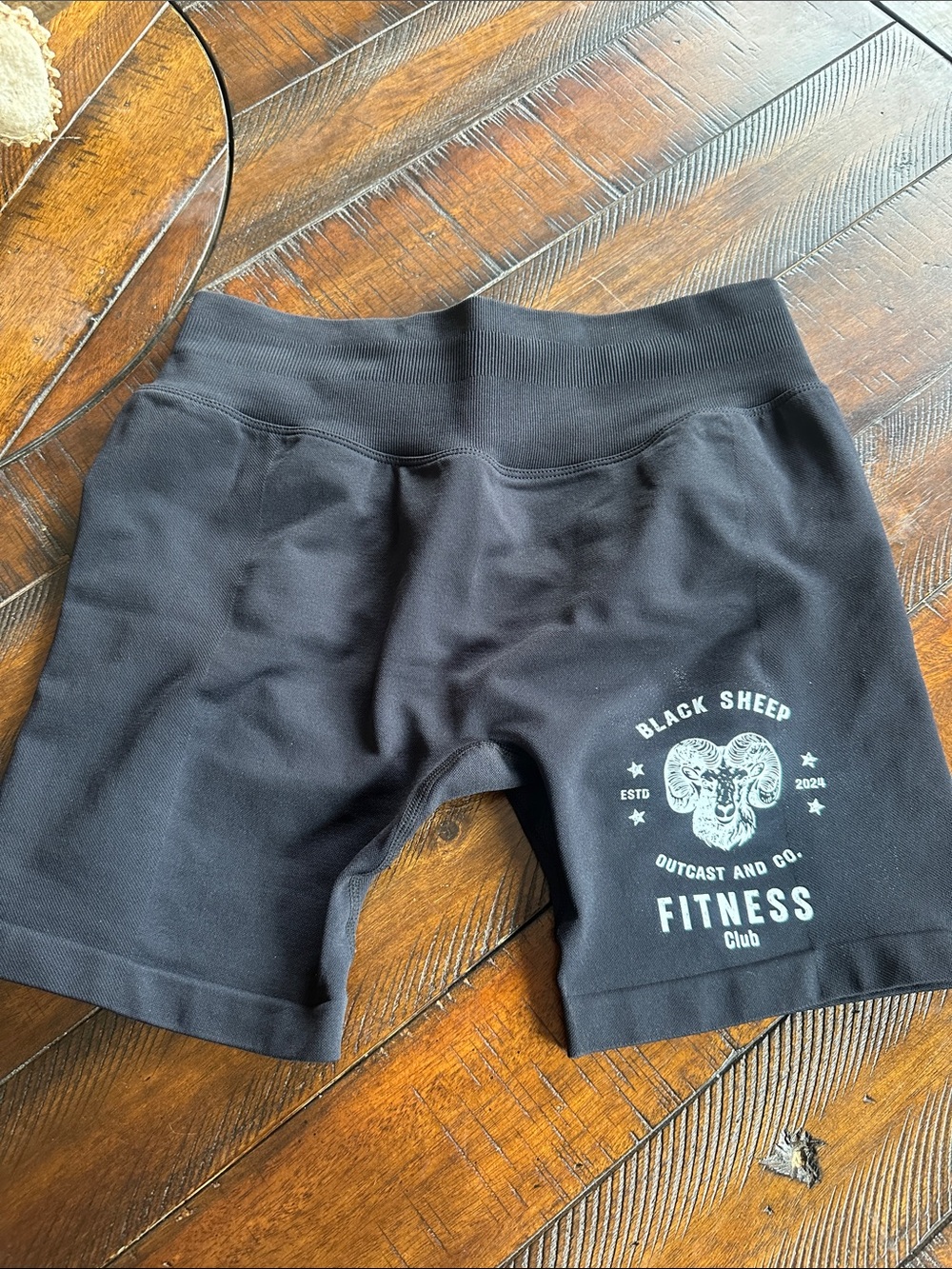 Black Sheep 🐑 Women's Black Athletic Bike Shorts 🍑
